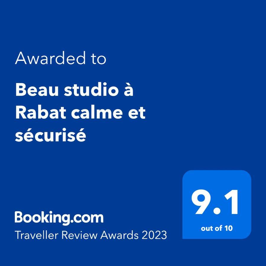 Beau Studio A Rabat Calme Et Securise Apartment Ngoại thất bức ảnh